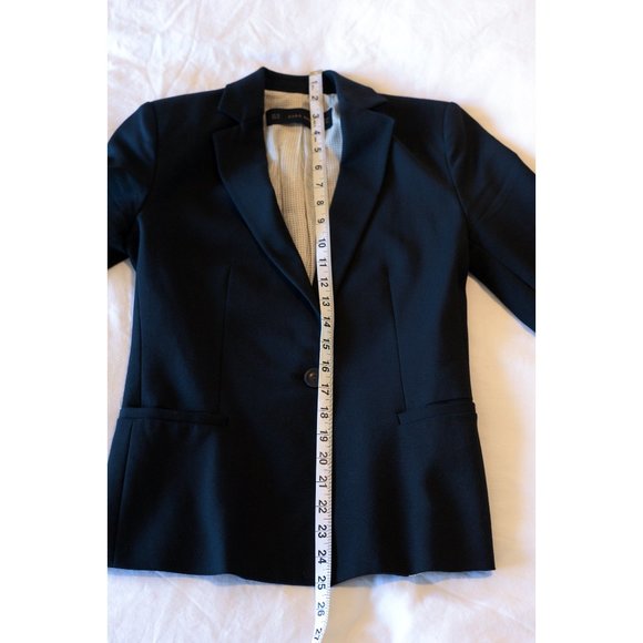 ZARA Basic Professional Black Blazer, XS - Picture 8 of 9